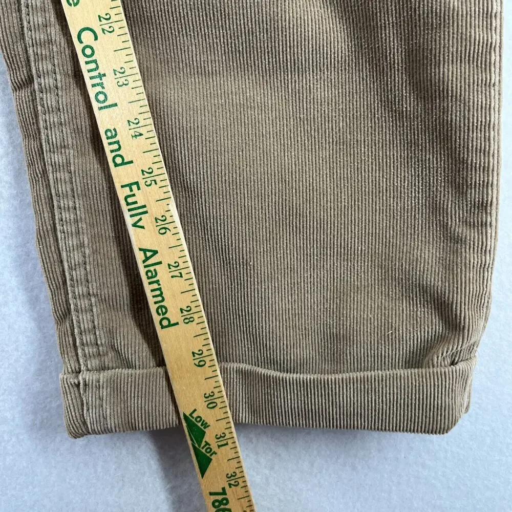 LEVIS Pants Mens 33x34 559 Corduroy Relaxed Straight Chino Cotton Blend Tan